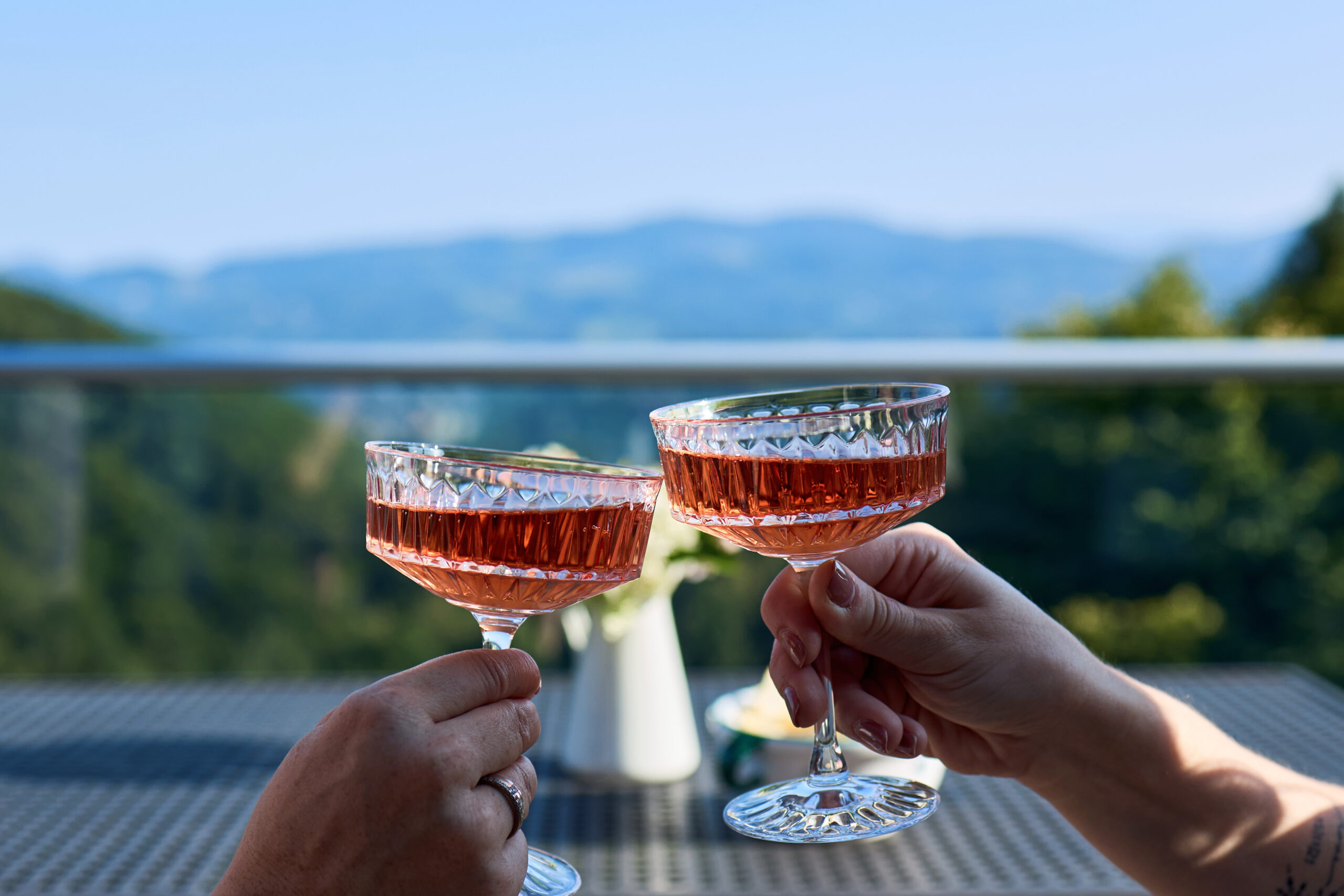 Honesty Bar der Lodge in der Südsteiermark.